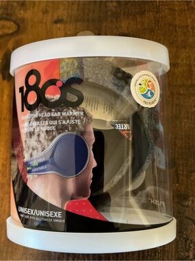 Grey Behind-the-Head Adjustable Ear Warmer - Unisex